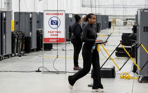 Georgia gehört zu den entscheidenden Swing States - Foto: John Bazemore/AP/dpa