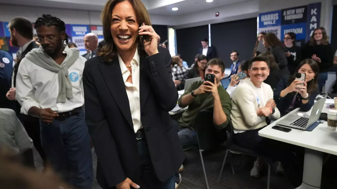 Bei der Wahl hat sich die Demokratin Kamala Harris die Wahlleute-Stimmen im Bundesstaat Delaware gesichert.  - Bild: Jacquelyn Martin/AP