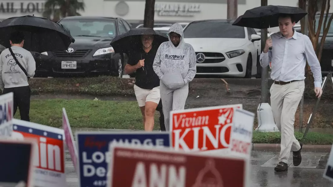 Die politischen Machtverhältnisse in Texas haben sich in den vergangenen Jahren zugunsten der Demokraten verändert. Allerdings geht der Staat dieses Mal wieder an die Republikaner. - Bild: Yi-Chin Lee/Houston Chronicle/AP