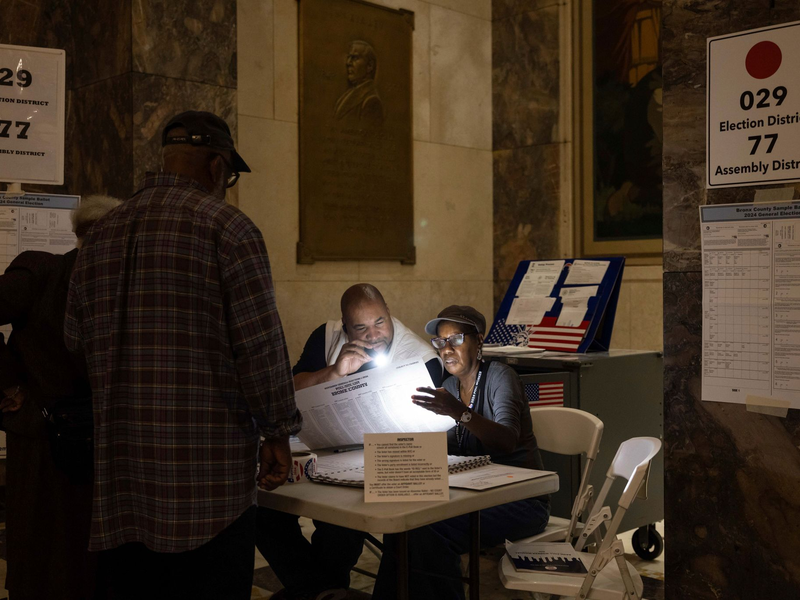 New York ist eine Hochburg der Demokraten - vor allem wegen der Metropole New York City. - Foto: Yuki Iwamura/FR171758 AP/dpa