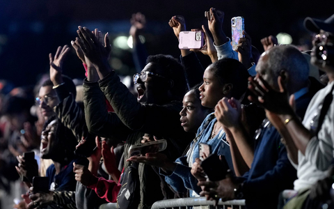 Virginia hat Harris sicher - aber die Zeichen stehen nicht gut. - Foto: Susan Walsh/AP/dpa