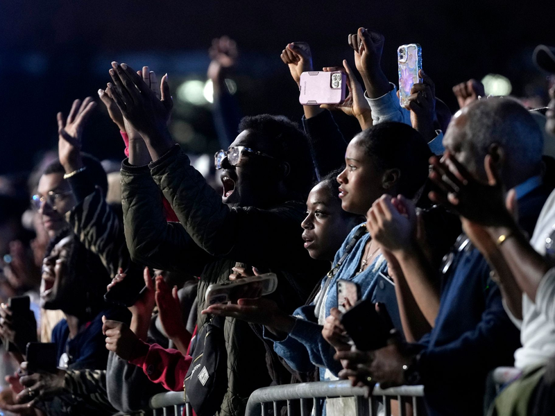 Virginia hat Harris sicher - aber die Zeichen stehen nicht gut. - Foto: Susan Walsh/AP/dpa