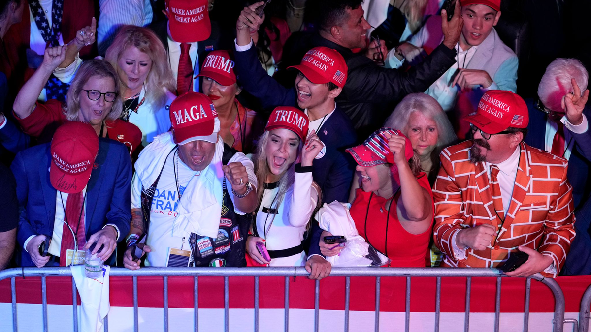Sie glauben fest an Trumps Sieg - in Idaho hat er ihn sicher. - Foto: Jeff Roberson/AP/dpa