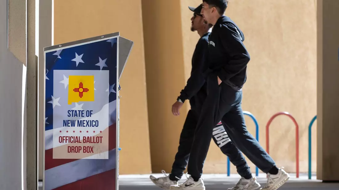 Im US-Bundesstaat New Mexico gab es fünf Wahlleute zu holen. - Bild: Eddie Moore/The Albuquerque Journal via AP/dpa