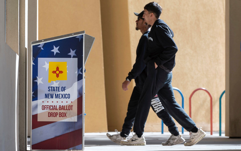 Im US-Bundesstaat New Mexico gab es fünf Wahlleute zu holen. - Foto: Eddie Moore/The Albuquerque Journal via AP/dpa