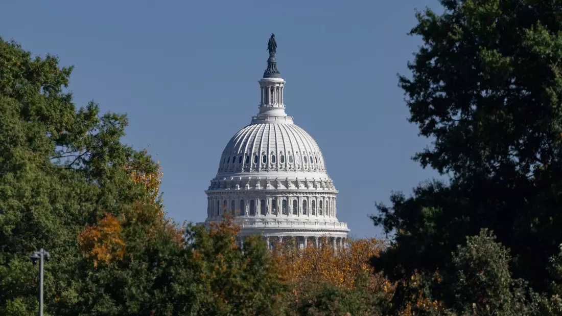 Blick auf das Kapitol in der US-Hauptstadt Washington. - Bild: Soeren Stache/dpa