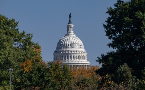 Blick auf das Kapitol in der US-Hauptstadt Washington. - Foto: Soeren Stache/dpa