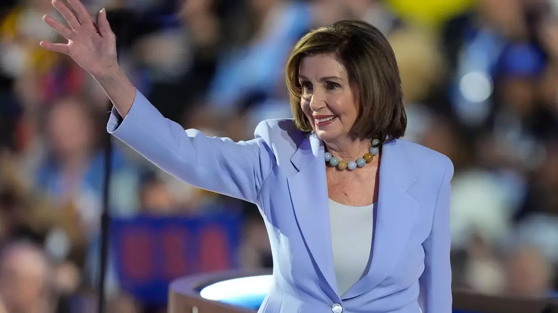 Nancy Pelosi beim Parteitag der Demokraten in Chicago. (Archivbild) - Bild: Charles Rex Arbogast/AP/dpa
