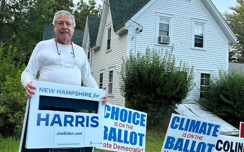 Ein Sieg der Demokratin Harris in New Hampshire galt als sicher. (Archivbild) - Foto: Holly Ramer/AP/dpa