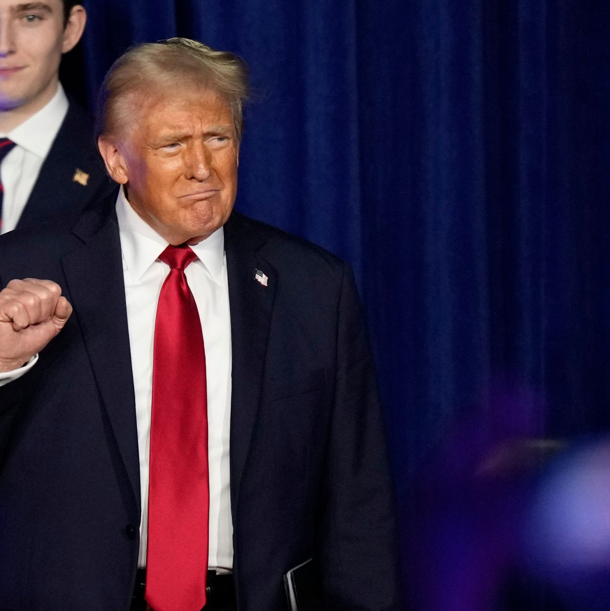 Kämpferisch und ein Instinkt für das, was vielen US-Bürgern gerade Sorgen macht - so hat Trump gepunktet. - Foto: Alex Brandon/AP