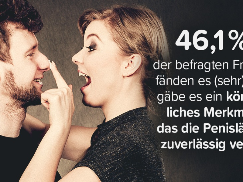 JOYclub-Umfrage: Jede zweite Frau wünschte, dass ein körperliches Merkmal die Penislänge verrät - Foto: presseportal.de