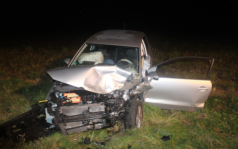 POL-DN: Unfall auf der B57: Zwei Schwerverletzte - Foto: presseportal.de
