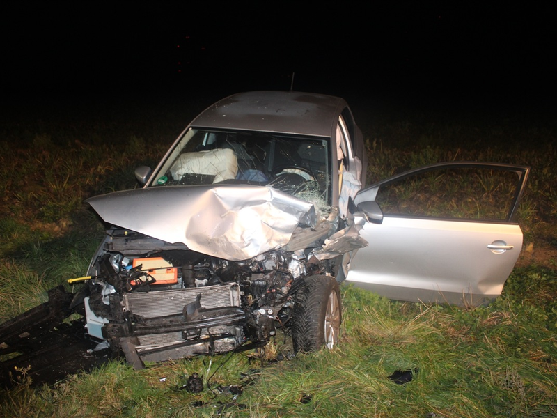 POL-DN: Unfall auf der B57: Zwei Schwerverletzte - Foto: presseportal.de