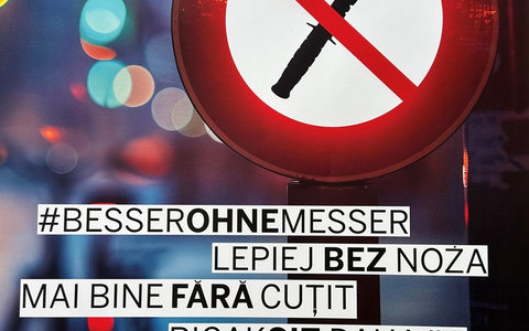 POL-PB: Kampagne gegen Messergewalt - Plakataushang gestartet - Foto: presseportal.de