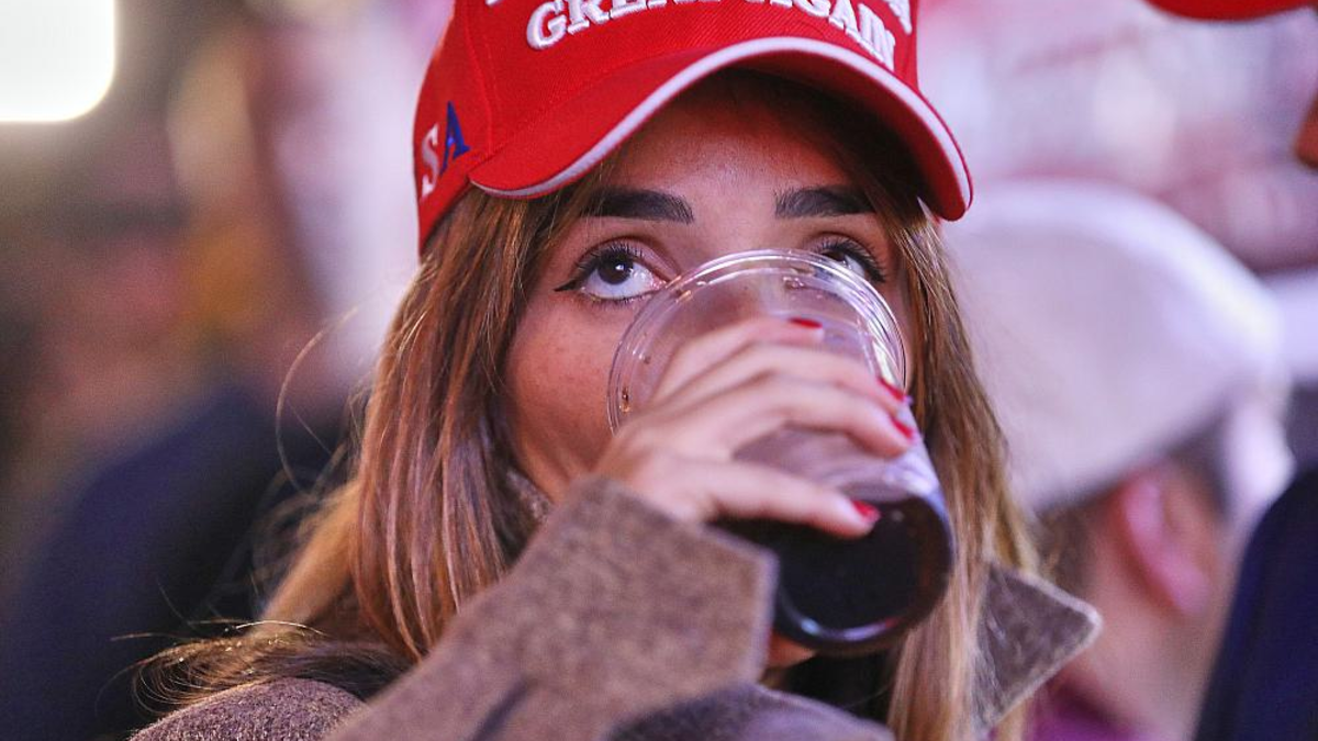 Zuschauerin auf Republikaner-Wahlparty in der Wahlnacht - Foto: über dts Nachrichtenagentur