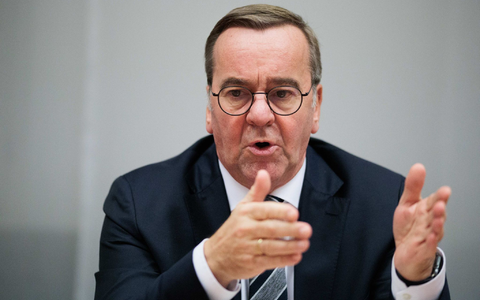 Verteidigungsminister Boris Pistorius - Foto: Carsten Koall/dpa