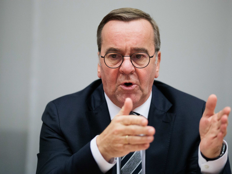 Verteidigungsminister Boris Pistorius - Foto: Carsten Koall/dpa