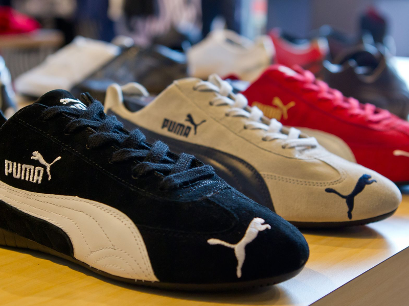 Puma will mit seinem Kult-Schuh «Speedcat» an der Retro-Welle mitverdienen (Archivbild).  - Foto: picture alliance / dpa