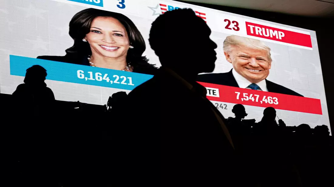 Der Ausgang der US-Wahl war eindeutig.   - Bild: Nathan Howard/AP/dpa
