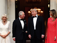 Mit Charles steht Trump angeblich in Kontakt. (Archivbild) - Foto: Victoria Jones/PA Wire/dpa