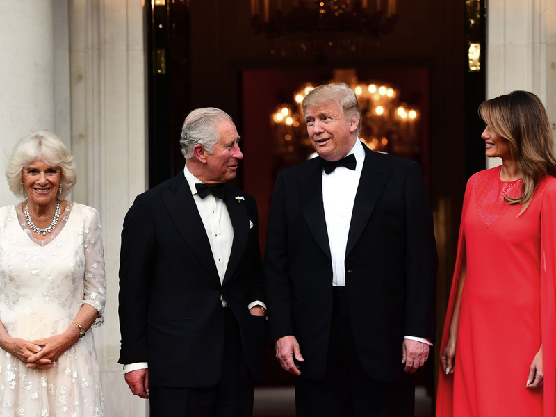 Mit Charles steht Trump angeblich in Kontakt. (Archivbild) - Foto: Victoria Jones/PA Wire/dpa