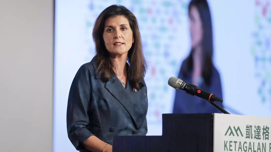 Trump ärgert sich immer noch über Nikki Haleys Präsidentschaftsbewerbung. (Archivbild) - Bild: Chiang Ying-ying/AP/dpa