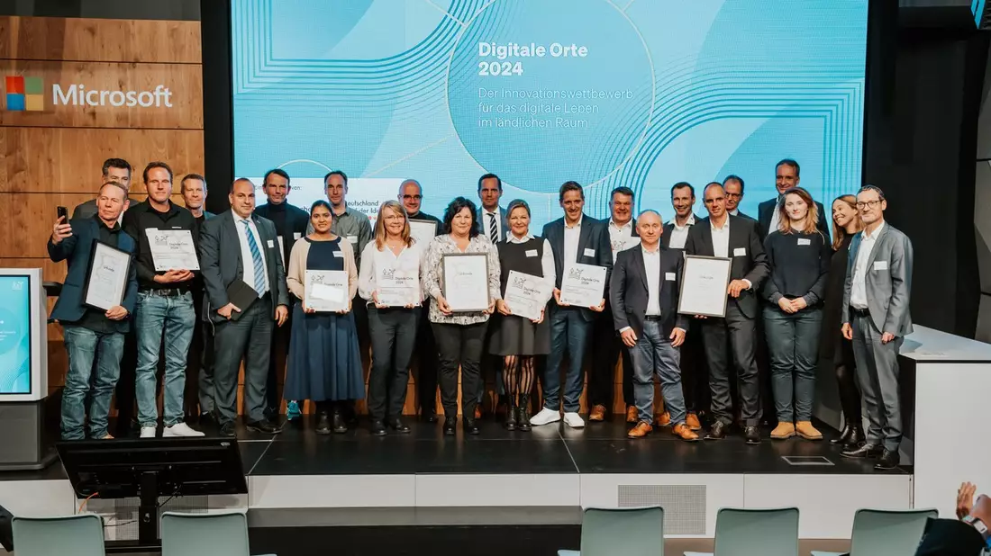 Sechs Digitale Orte 2024 im ländlichen Raum ausgezeichnet - Bild: presseportal.de
