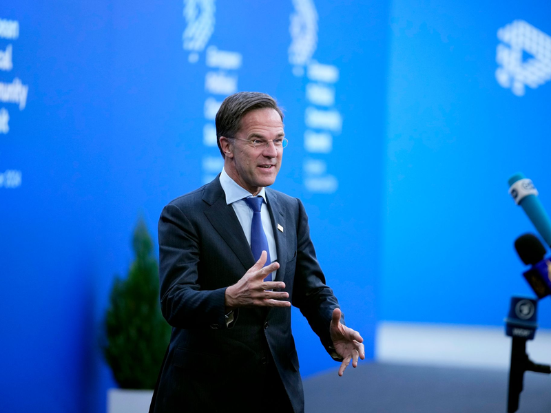 Vertraut darauf, dass Deutschland außenpolitisch handlungsfähig bleibt: Nato-Generalsekretär Mark Rutte. - Foto: Petr Josek/AP/dpa