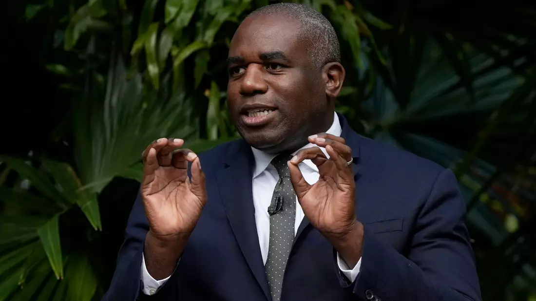 Der britische Außenminister David Lammy. (Archivbild) - Bild: Frank Augstein/AP Pool/dpa