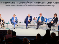 Breitensport - der Garant für nachhaltige Bewegungsförderung?! / 5. Gesundheits- und präventionspolitischer Abend des DOSB und der Deutschen Krebshilfe - Foto: presseportal.de