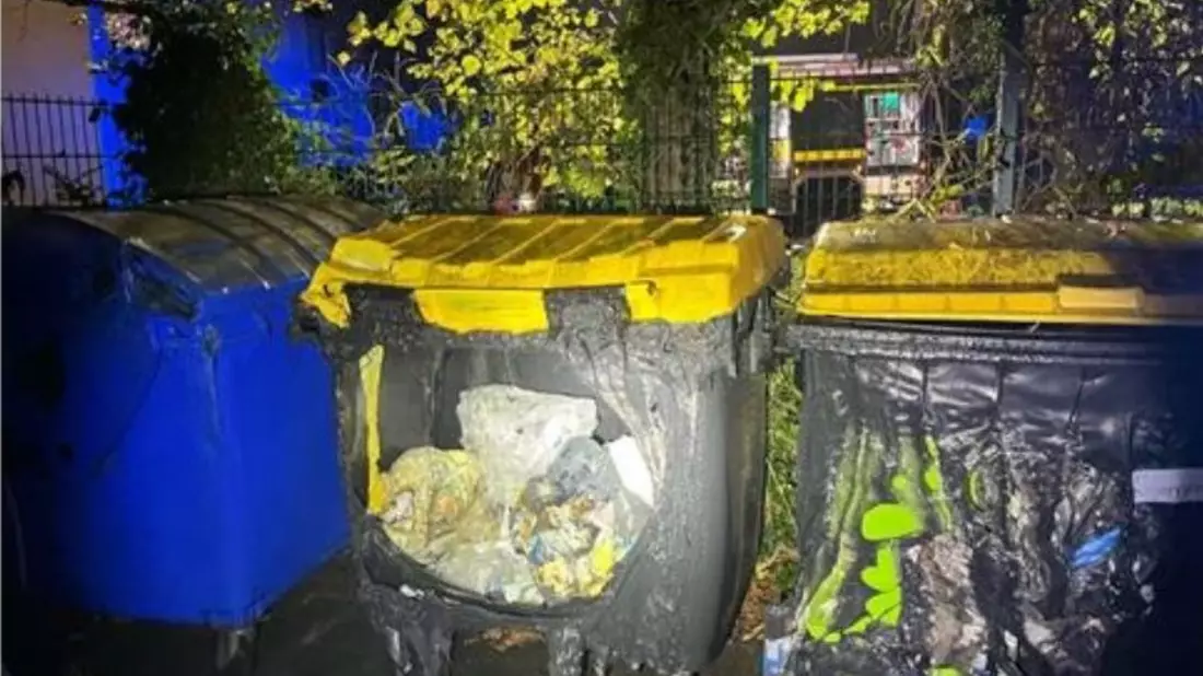 POL-ME: Unbekannte zünden Container an - ein Auto beschädigt - Erkrath - 2411022 - Bild: presseportal.de