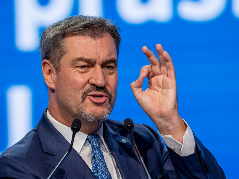 Markus Söder will im bevorstehenden Wahlkampf keine Schlammschlacht. (Archivbild) - Foto: Peter Kneffel/dpa