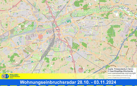 POL-HAM: Wohnungseinbruchsradar Hamm für die Woche vom 28. Oktober bis 3. November - Foto: presseportal.de