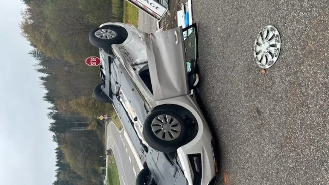 POL-PDLD: Verursacherin landet auf dem Dach - Bild: presseportal.de