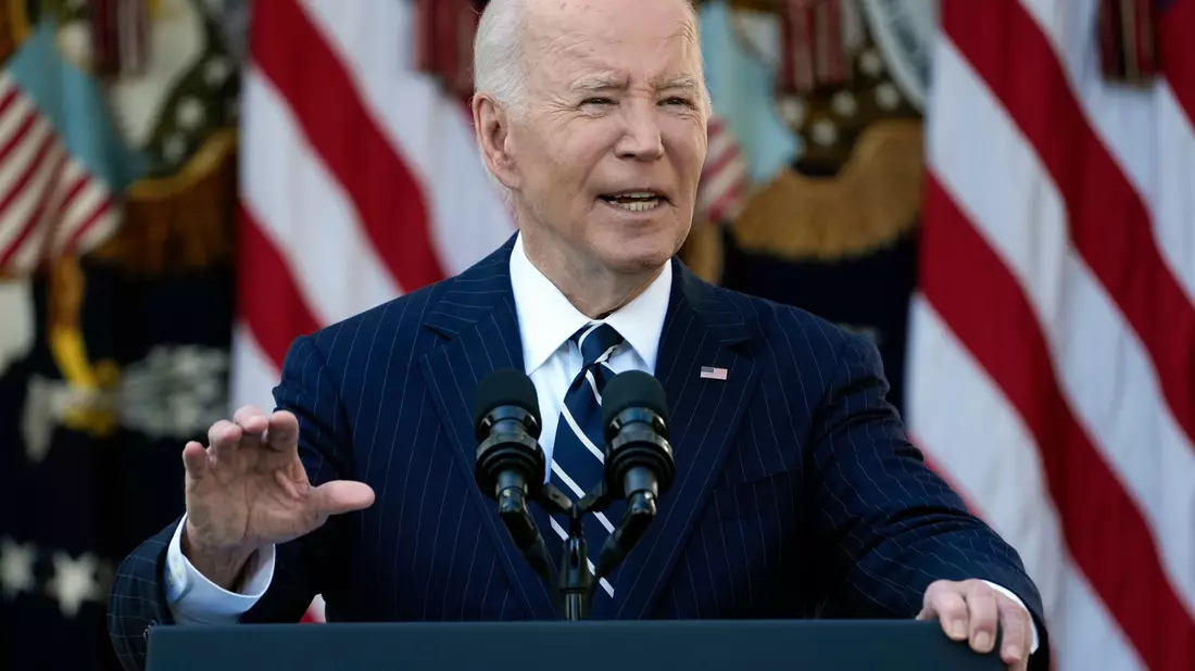 Biden machte Anhängern der Demokraten Mut, weiter für das Amerika ihrer Träume einzustehen. - Bild: Susan Walsh/AP