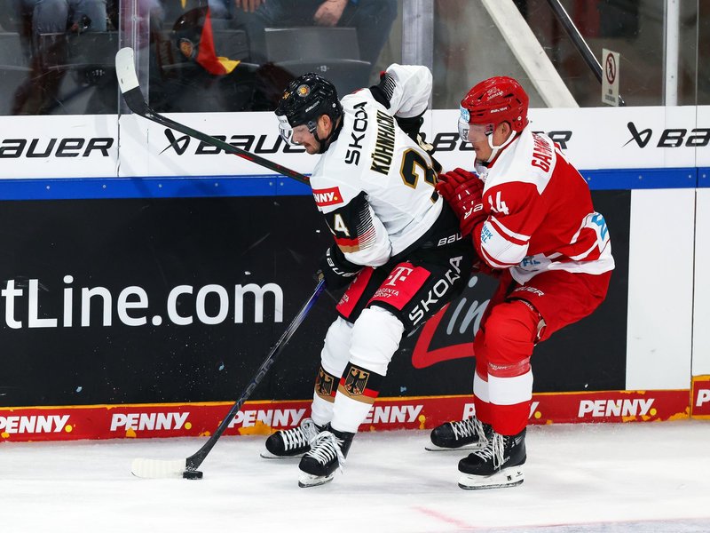 Daniel Schmölz vom ERC Ingolstadt traf für die DEB-Auswahl doppelt. - Foto: Daniel Löb/dpa