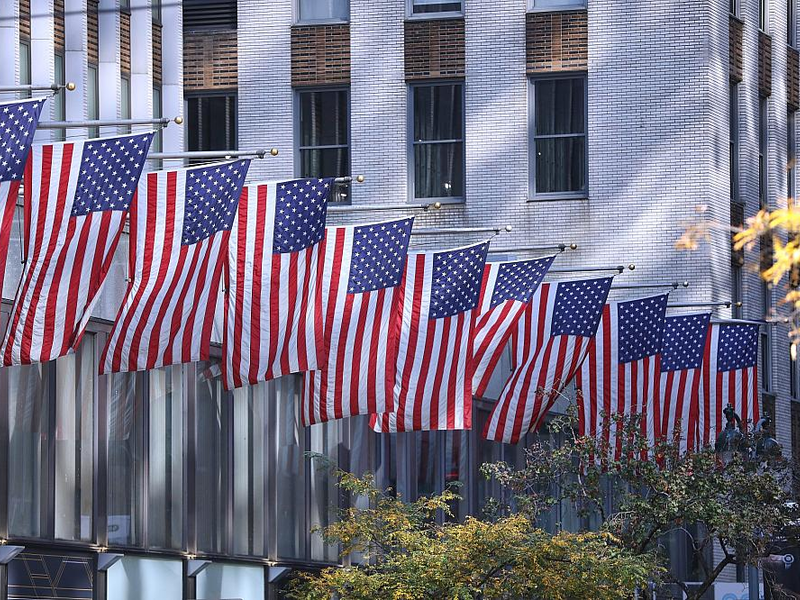 US-Fahnen (Archiv) - Foto: über dts Nachrichtenagentur