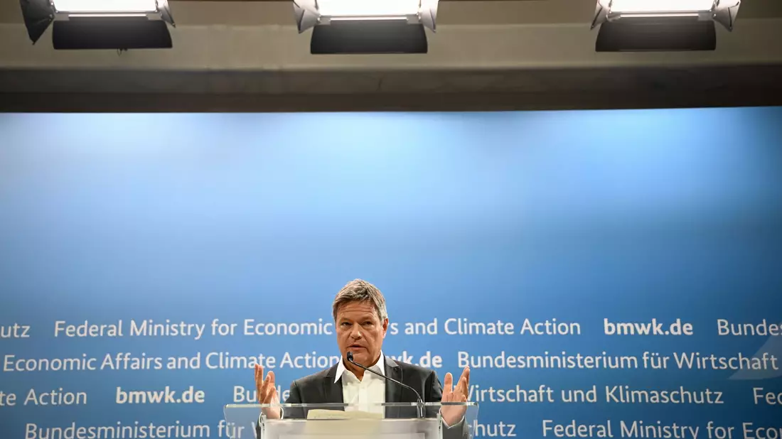 Habeck will seine Kanzlerkandidatur erklären.  - Bild: Soeren Stache/dpa