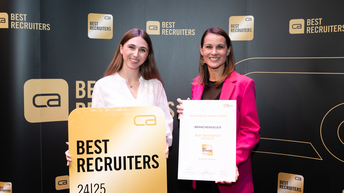 BEST RECRUITER 2024: dm drogerie markt - Foto: dm/BEST RECRUITERS/APA-Fotoservice/Fröschl-Roßboth über pressetext.de