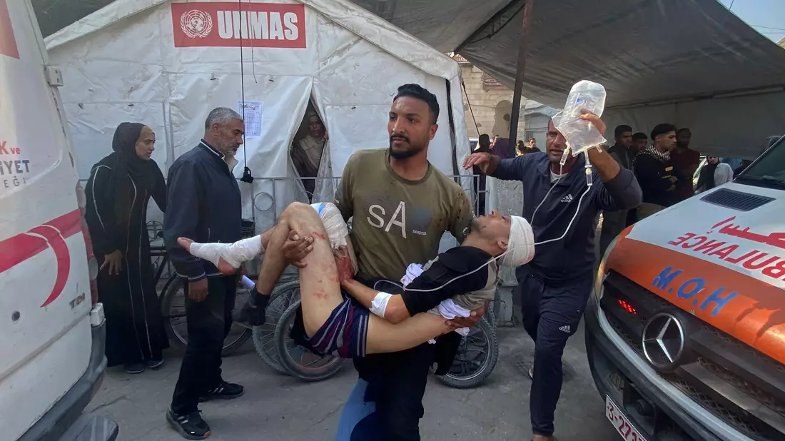 70 Prozent der Todesopfer im Gazastreifen seien Zivilisten, so der Bericht.   - Bild: Hadi Daoud  Apaimages/APA Images via ZUMA Press Wire/dpa