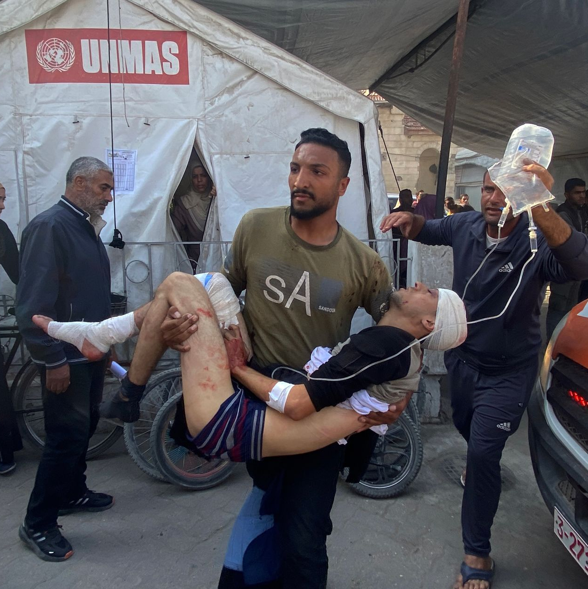 70 Prozent der Todesopfer im Gazastreifen seien Zivilisten, so der Bericht.   - Foto: Hadi Daoud  Apaimages/APA Images via ZUMA Press Wire/dpa