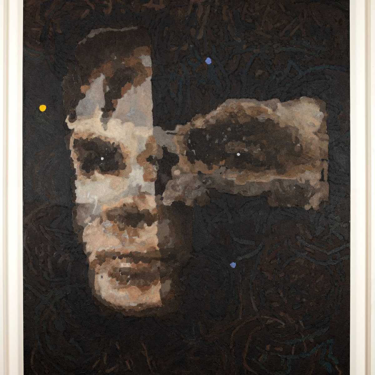 Das Bild heißt «AI God. Portrait of Alan Turing». (Archivbild) - Foto: Ai-Da Robot Studio/PA Media/dpa