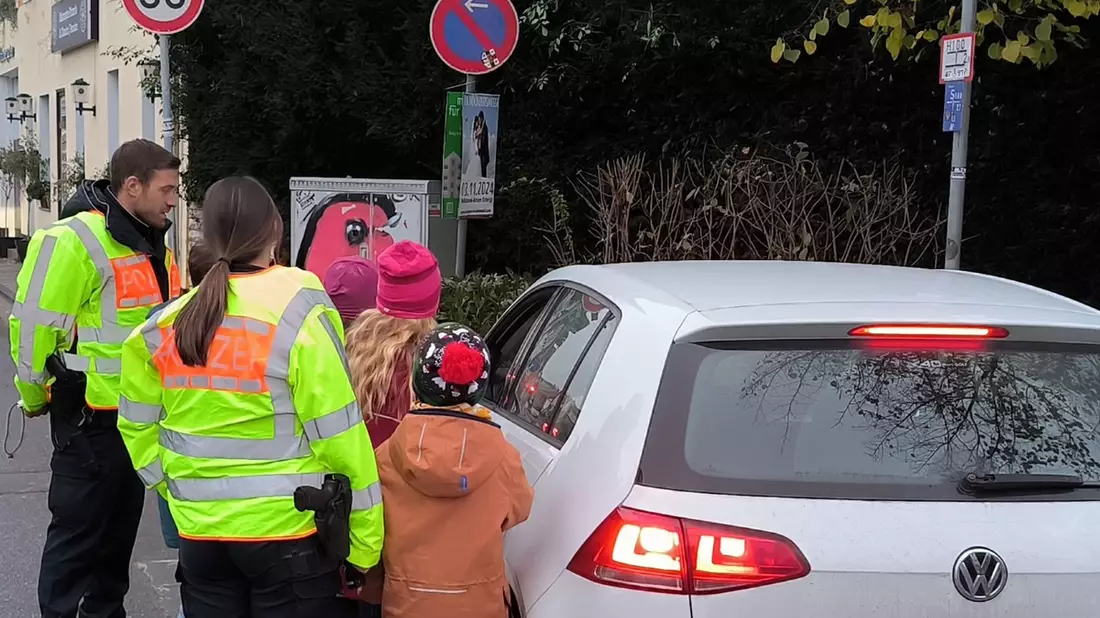 POL-DA: Groß-Zimmern: Blitz für Kids / Polizei kontrolliert Geschwindigkeit - Bild: presseportal.de