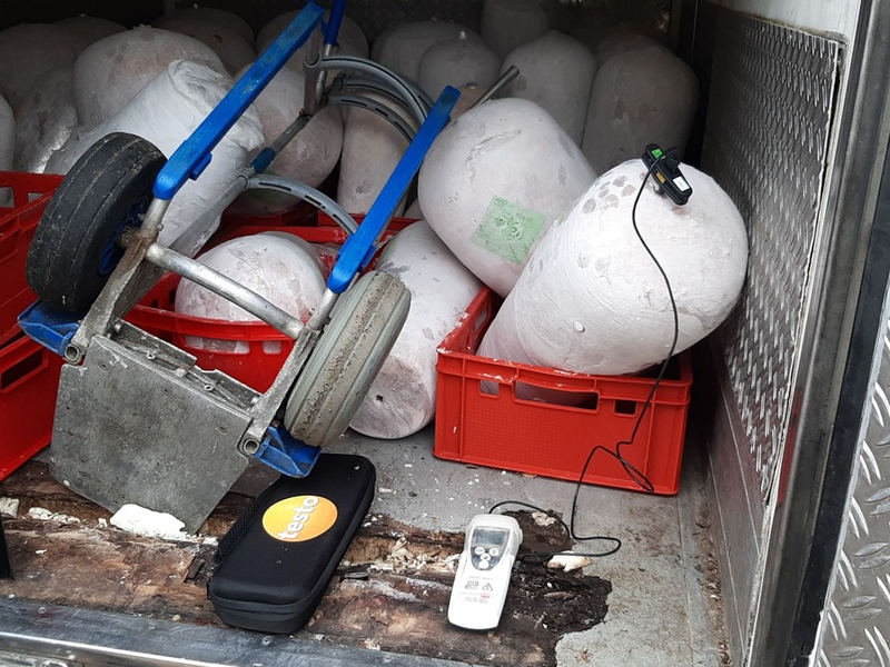 POL-SE: Bad Segeberg - Verkehrskontrolle bei Lebensmitteltransport - Tiefkühlware mit zu hoher Kerntemperatur - Vernichtung angeordnet - Foto: presseportal.de
