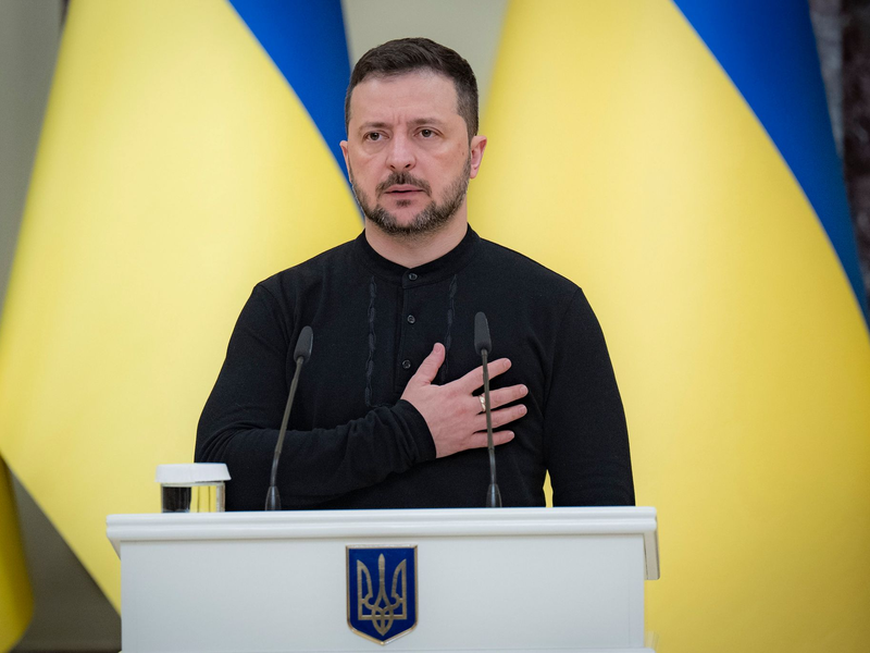 Trump spricht über Sicherheitsgarantien für die Ukraine (Archivbild). - Foto: Ukraine Presidency/Ukrainian Pre/Planet Pix via ZUMA Press Wire/dpa