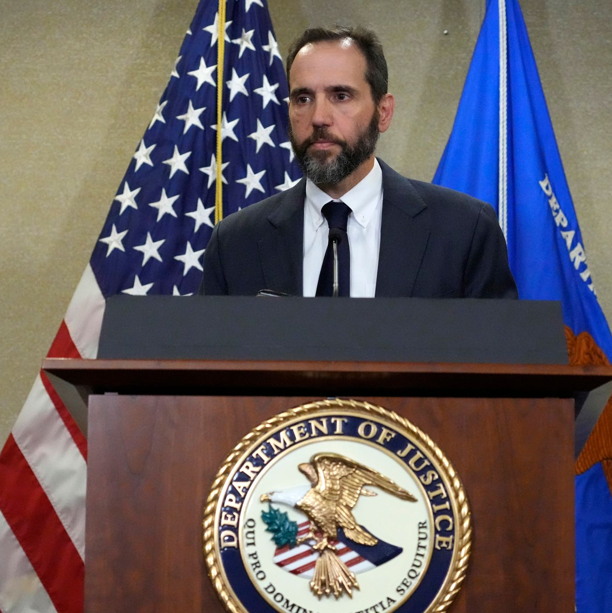 Sonderermittler Jack Smith erhob schwere Vorwürfe gegen Trump. (Archivbild) - Foto: Alex Brandon/AP/dpa