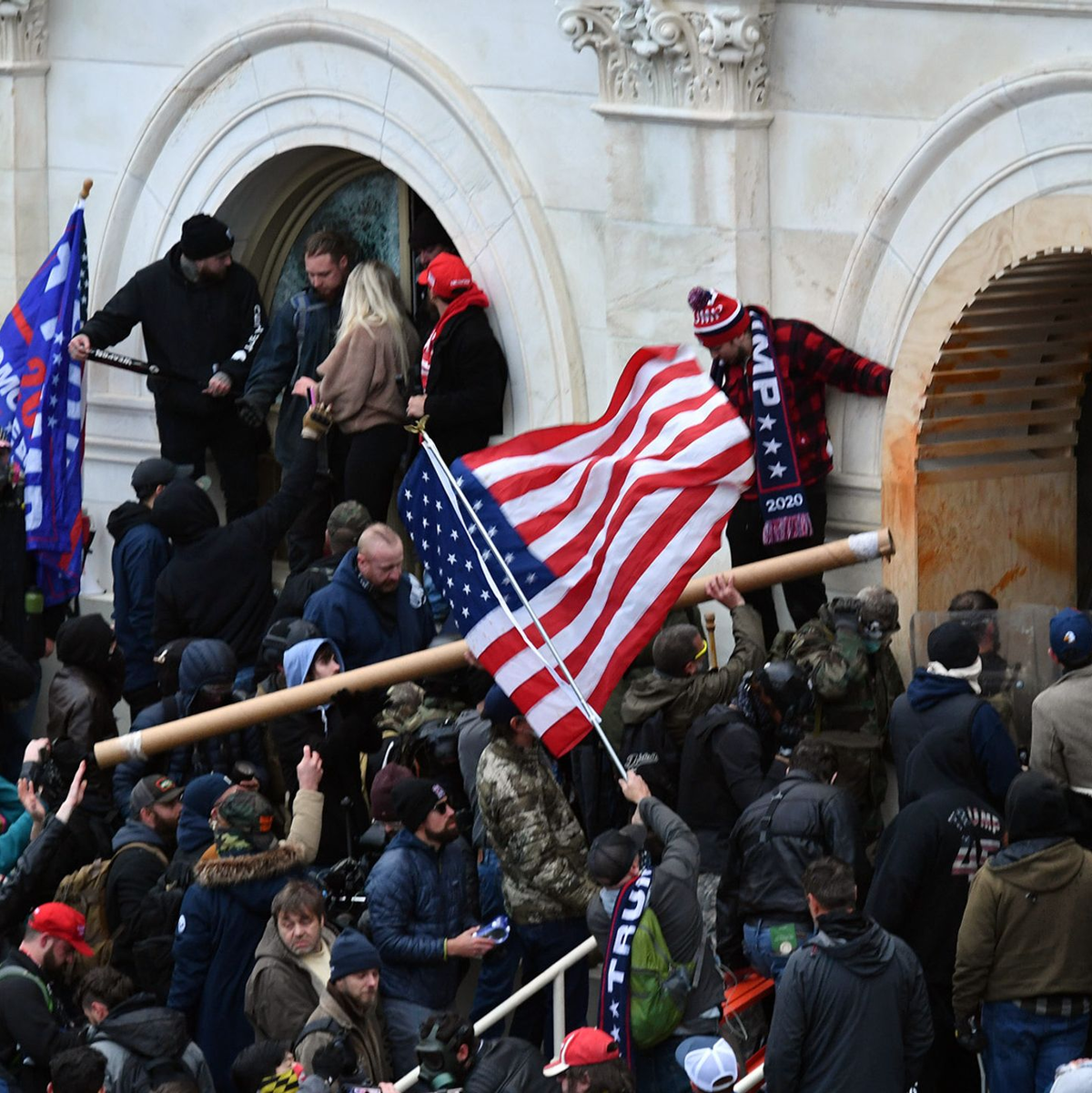 Bei den Krawallen am 6. Januar 2021 kamen fünf Menschen ums Leben. (Archivbild) - Foto: Essdras M. Suarez/Zuma Press/dpa