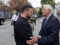 Josep Borrell war bereits mehrfach in der von Russland angegriffenen Ukraine, um dem Land die Solidarität der EU zu versichern. (Archivbild) - Foto: --/President Of Ukraine/APA Images via ZUMA Press Wire/dpa