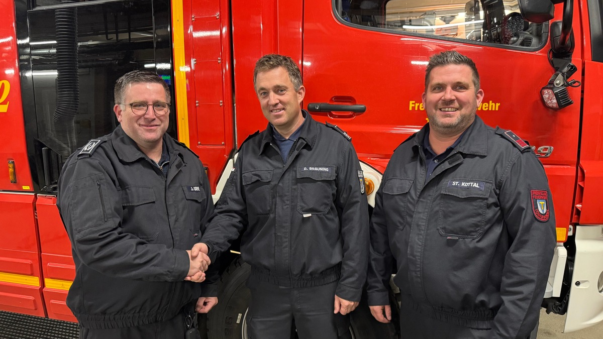 FW Tönisvorst: neue Führungskraft für die Tönisvorster Wehr - Foto: presseportal.de