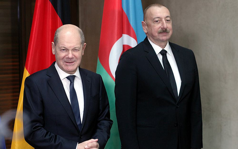 Olaf Scholz und Ilham Alijew (Archiv) - Foto: über dts Nachrichtenagentur